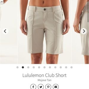 Lululemon Club Shorts